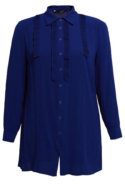 Alvina Plus Size Pleated Detailed Tunic 20401
