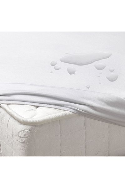Myevilla My Evilla Fitted Liquid Proof Mattress Cover Single Double White Color Mattress Protector