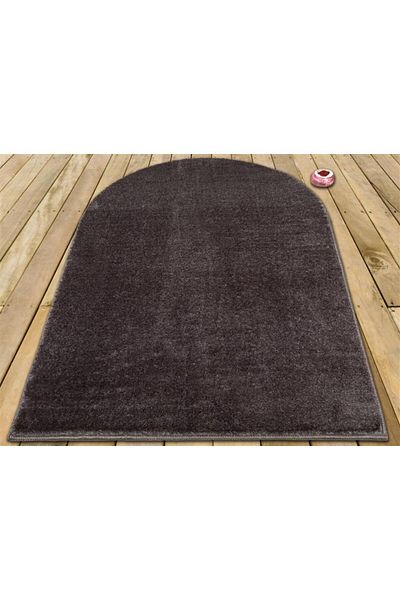 Myevilla Washable Seccade Soft Long Furry Plush Puffy Knee Painless Prayer Anthracite
