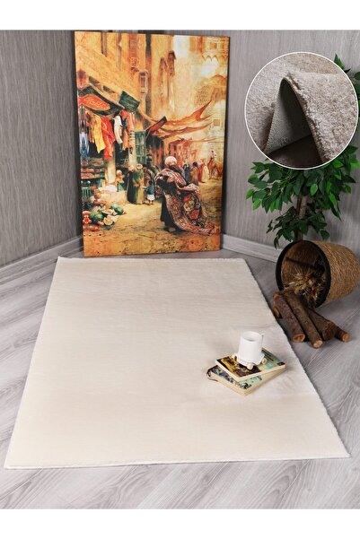 Myevilla My Evilla Modern Dekoratif Puffy Peluş Halı Yolluk