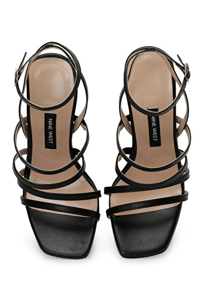 Nine West TULLE 3FX Siyah Kadın Topuklu Sandalet