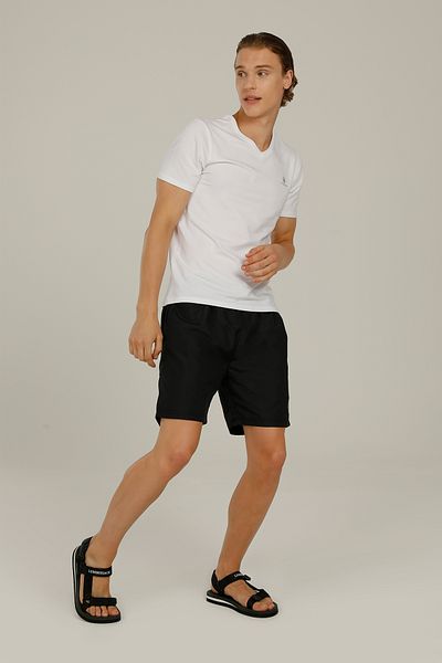 lumberjack Ct483 Gustavo Swim Shorts Μαύρο ανδρικό σορτς κολύμβησης