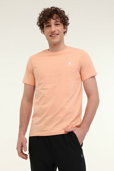 lumberjack CT102 BASIC C NECK T-SHIR T-SHIR TURUNCU Erkek Kısa Kol T-Shirt
