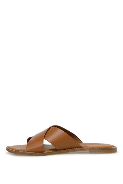 Nine West Γυναικείες flat παντόφλες Yukka 3fx Tan
