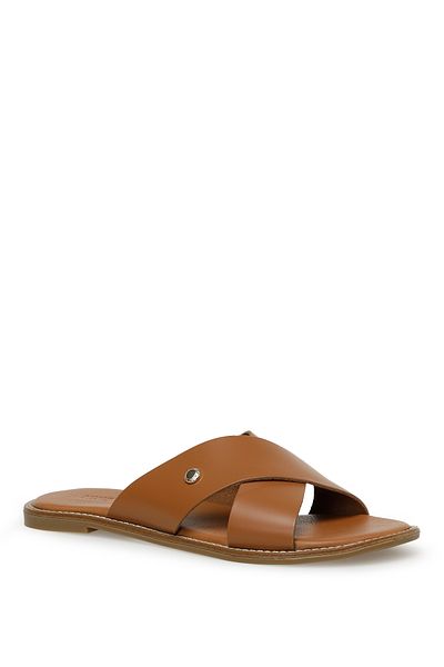 Nine West Yukka 3fx Taba Kadın Düz Terlik