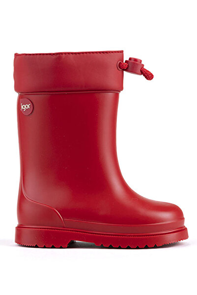 IGOR Chufo Cuello Kırmızı Unisex Çocuk Yağmur Çizmesi
