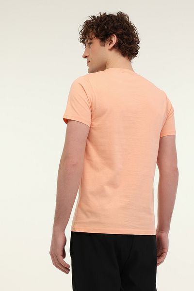 lumberjack CT102 BASIC C NECK T-SHIR T-SHIR TURUNCU Erkek Kısa Kol T-Shirt