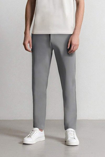 DeFacto Defactofit Slim Fit Skinny Fit Standard Leg Stretchy Multifunctional Woven Sportsman Pants D9247Ax25S