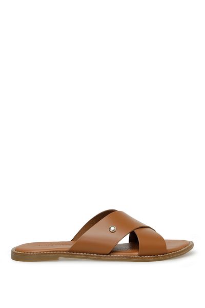 Nine West Yukka 3fx Taba Kadın Düz Terlik