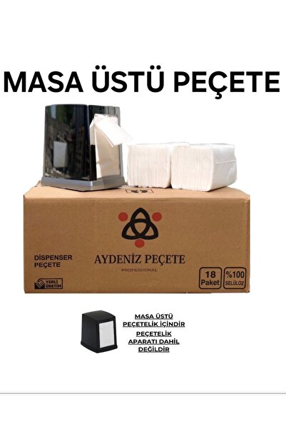 Aydeniz Peçete Professional Masaüstü Dispenser Peçete 18 Pkt 100 Lü 1800 Ad. ...