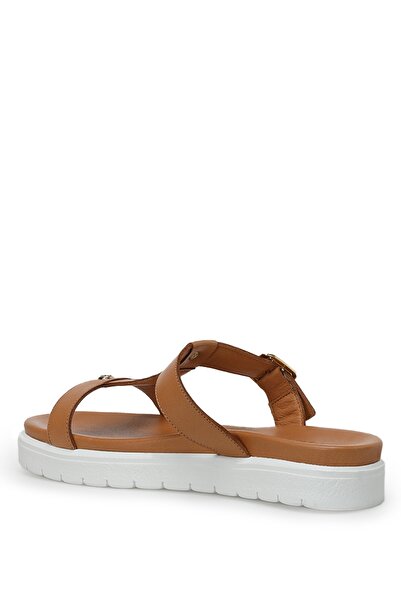 Nine West Rebe 3fx Tan - Γυναικείες Παντόφλες