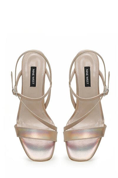 Nine West Béžové dámské sandály na podpatku FIT 3FX