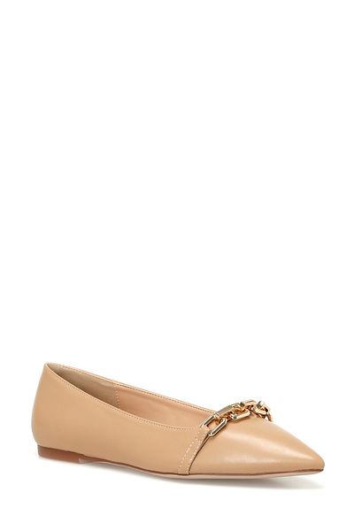 Nine West Champ 4Fx Tan Women's Ballerinas