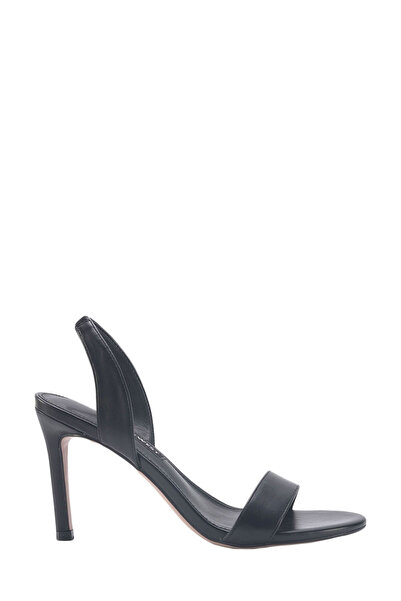 Nine West VONER 3FX Siyah Kadın Topuklu Sandalet
