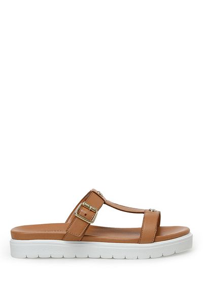 Nine West Rebe 3Fx Tan - Women's Slippers