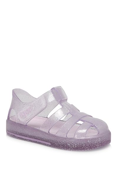 IGOR S10265 Star Glıtter Purple Girl's Sandals