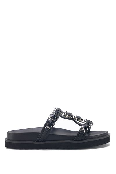 Nine West Suca 3fx Black Women's Flat Slippers
