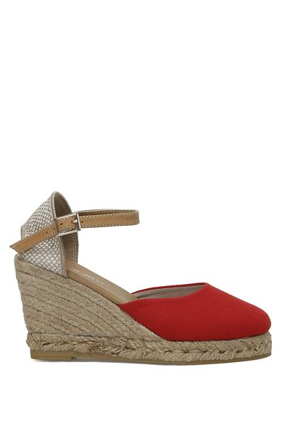 Nine West Epola2 3fx Red Women's Wedge Heel Sandals