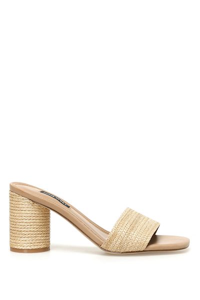 Nine West Mapelı2 3Fx Natural Women's Heeled Slippers