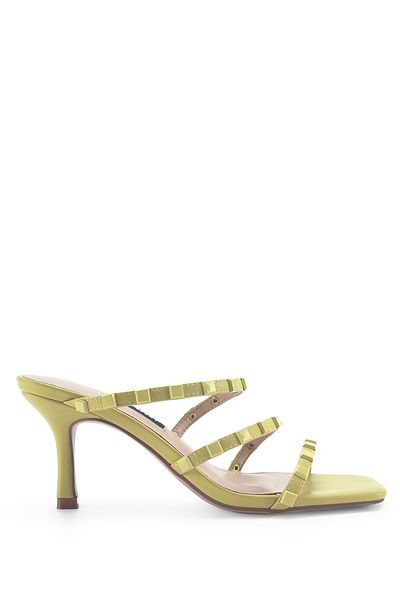 Nine West Vira 3Fx Yellow Women's Heeled Slippers