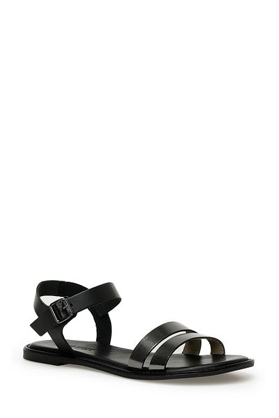 Nine West Vejo 3fx Anthracite Women's Flat Sandals
