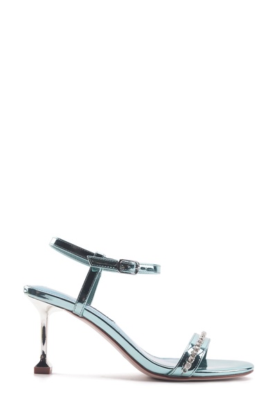 Nine West Framan 4fx Mavi Kadın Topuklu Sandalet