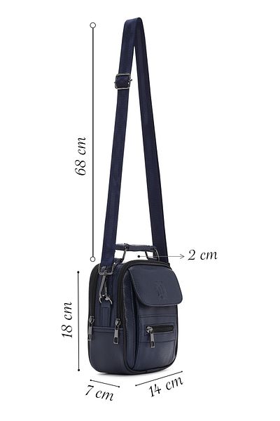 Derimod Men's Navy Blue Messenger Bag - 19sbd3302ft