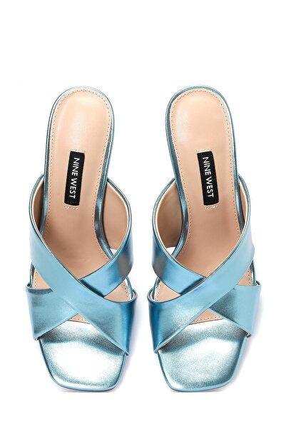 Nine West Granı 4fx Mavi Kadın Topuklu Terlik