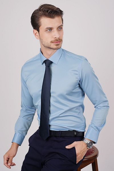 Etikmen Σετ γραβάτας σε κουτί δώρου Candy Blue & Navy Blue