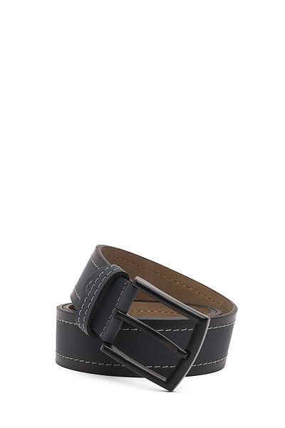 Derimod Black Leather Men's Belt - 000a2d1228218