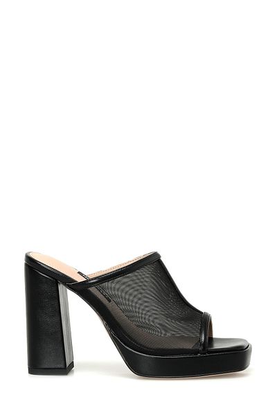 Nine West BELROSE 4FX Czarne Kapcie Damskie