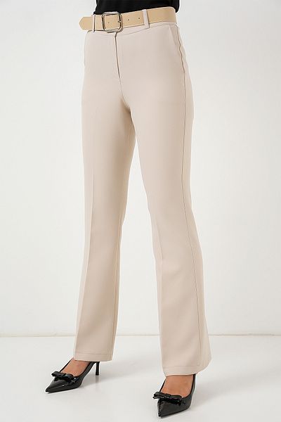 Bigdart 6538 Model Bej Pantaloni Spanioli Cu Curea