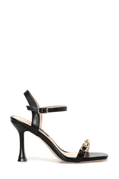 Nine West DAVIDSON 4FX Women's Black Sandals - Heels