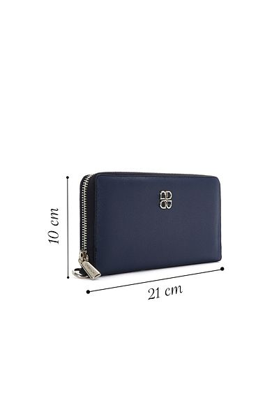 Derimod Navy Blue Women's Wallet - 000a2d504326