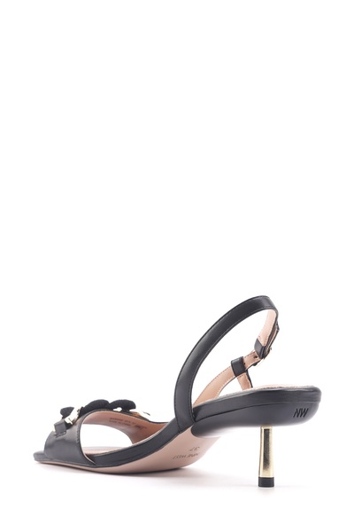 Nine West Barane 4Fx Black Women's Heeled Sandals