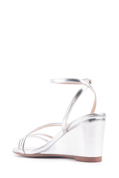 Nine West JUNE 4FX Gümüş Kadın Comfort Sandalet