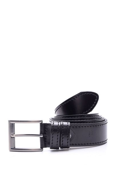 Derimod Black Leather Men's Belt - 000a2d1212118