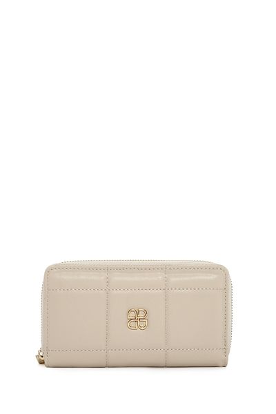 Derimod Beige Quilted Women's Wallet - 000a2d5098kp