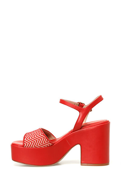 Nine West CARRY2 4FX - Red Women's Heeled Sandals