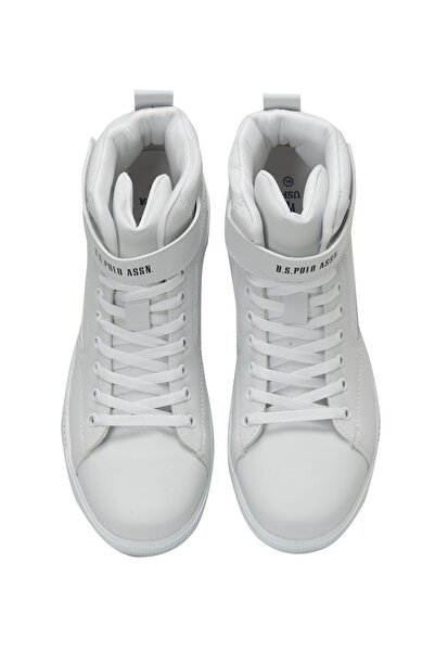 U.S. Polo Assn. Bílé pánské vysoké tenisky ASTA HI 3PR