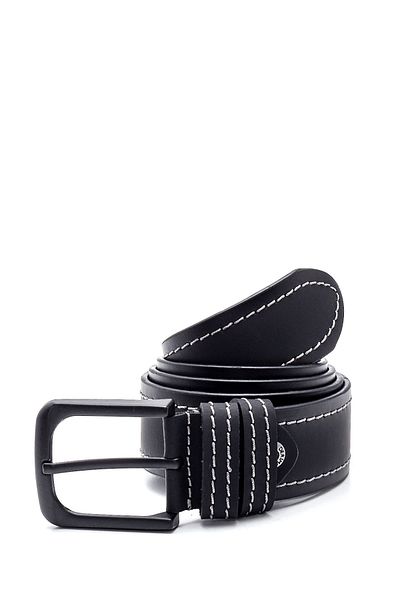 Derimod Black Leather Men's Belt - 000a2d1228218