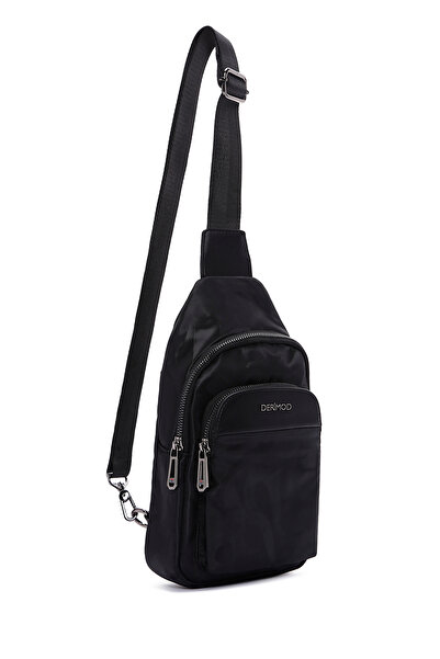 Derimod Μαύρη ανδρική τσάντα χιαστί - 22wbd32006f