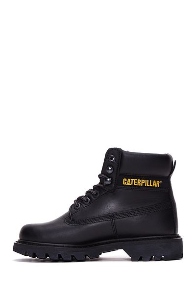 Caterpillar Women's Black Leather Colorado Boots 015g 100095