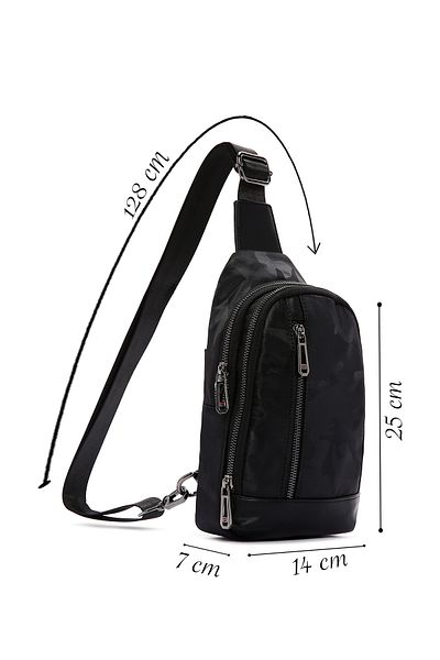 Derimod Men's Black Crossbody Bag - 22wbd32016f