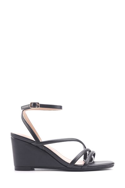 Nine West JUNE 4FX Siyah Kadın Comfort Sandalet