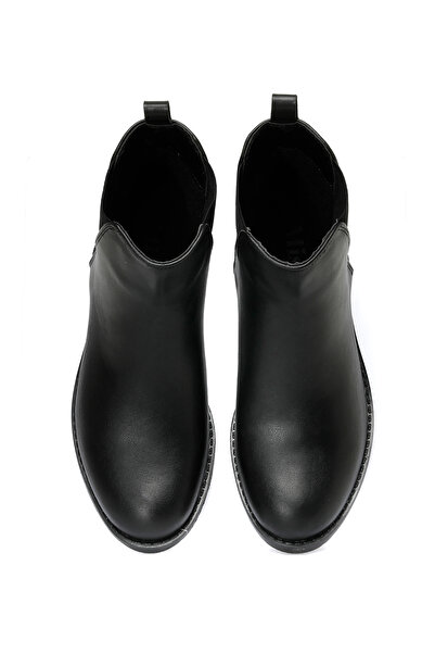 Miss F Dw21032 3pr Siyah Kadın Düz Bot