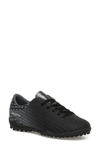Kinetix Sergi Tf 3Fx Unisex Black Astroturf Field Shoes - Laces