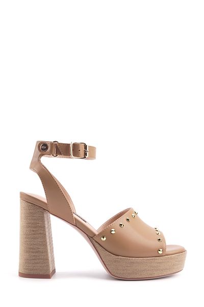Nine West Caneb 4Fx Tan Women's Heeled Sandals