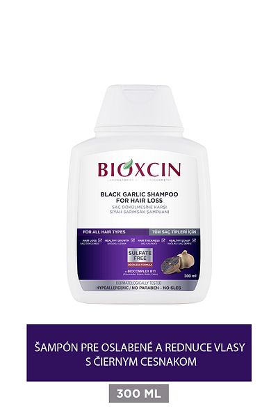 Bioxcin Šampón s čiernym cesnakom 300 ml-