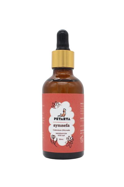 PETARYA Calendula Officinalis Oil - 100% Maceration Calendula Oil, 50ml